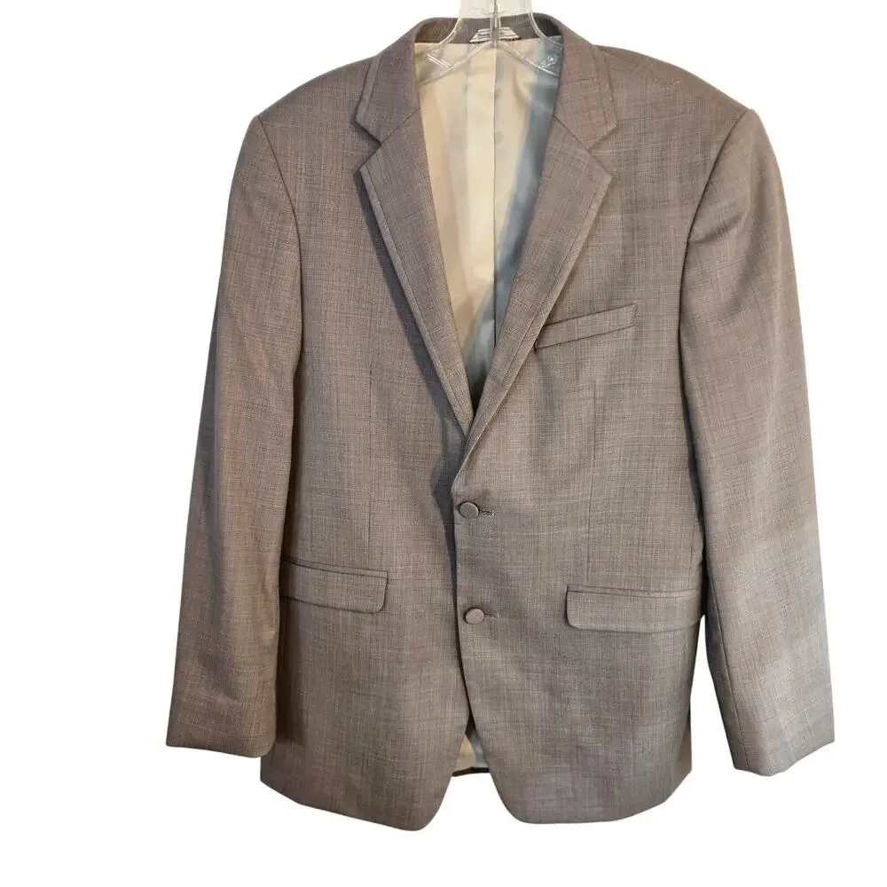 Paul Morrell 40R Men's Brown Blazer Suit Coat Sport Jacket 2 Buttons 40 Regular